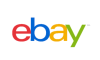 Colorful eBay logo with distinct letters.